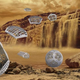 Artist’s depiction of Shapeshifter and its various components on Saturn’s moon Titan.